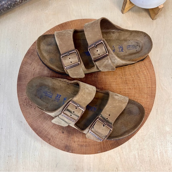 Birkenstock Arizona Soft Footbed Sandals – Women’s 6 / EU 37 – Tan Oiled Leather - Picture 4 of 15